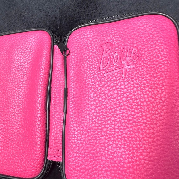 BOYE Knitting Needles Set of 24 in Faux Leather Pink Case - Picture 4 of 7